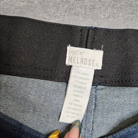 West of Melrose Wide Leg Denim Pants Size: XL - Picture 4 of 5